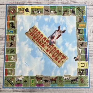 Horse-opoly Horseopoly Monopoly Style Late for the Sky Game - Board Only